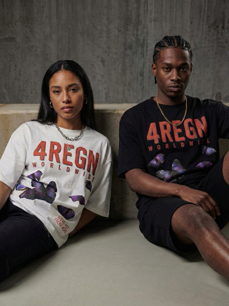 4REGN customers wearing personalised clothing
